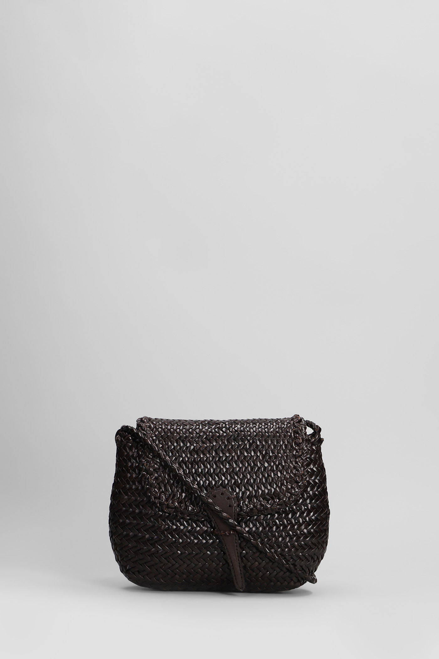 Mini City Bag Shoulder Bag In Brown Leather