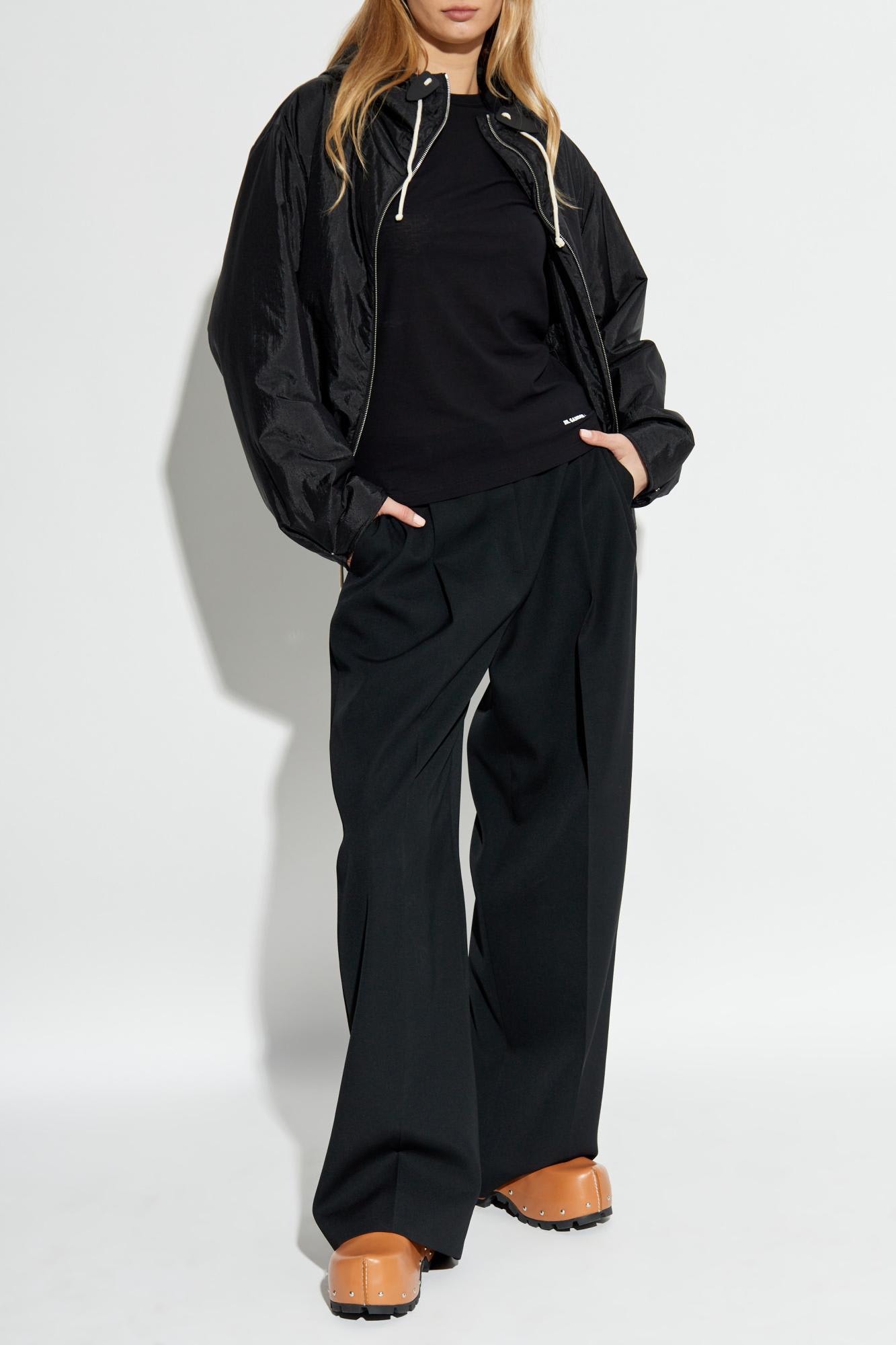 Jil Sander Logo Cotton Jersey T-shirt