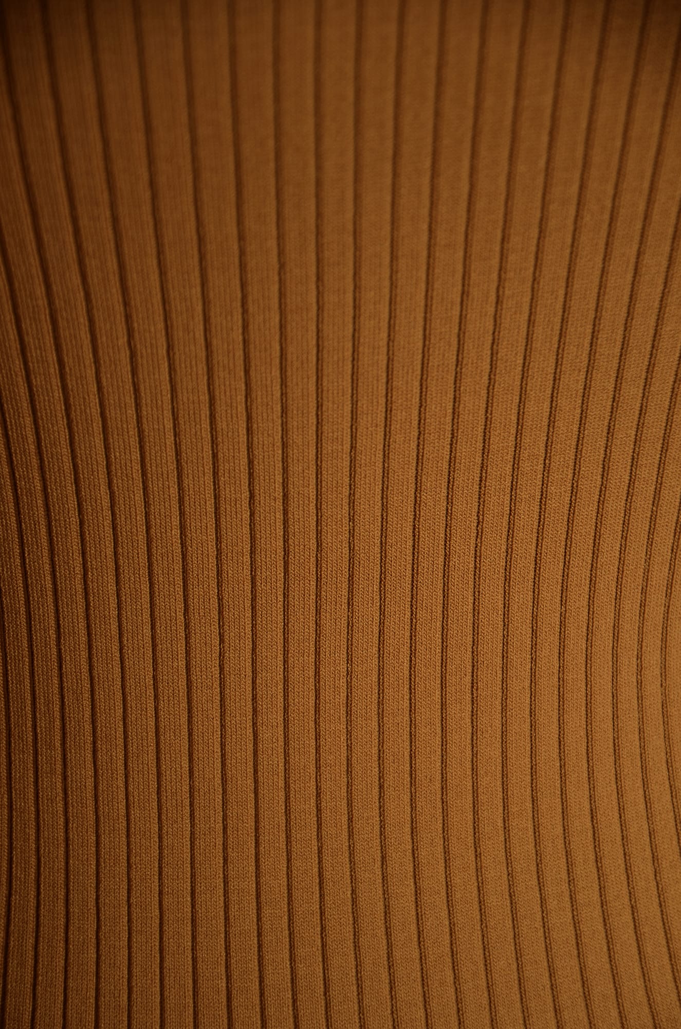 Shop Nanushka Long-sleeved Rib Top In Chestnut