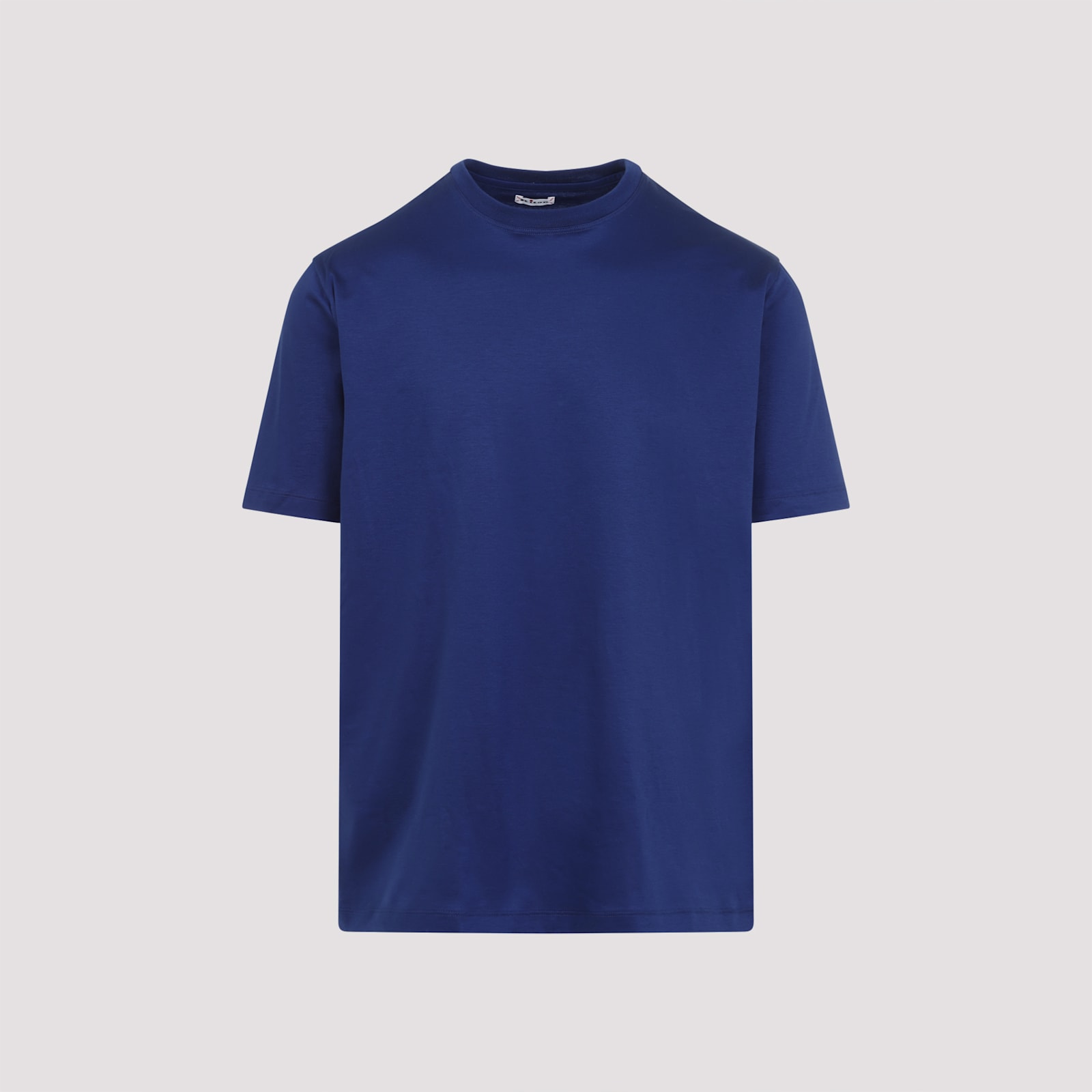 Shop Kiton Milano T-shirt In Blu Notte