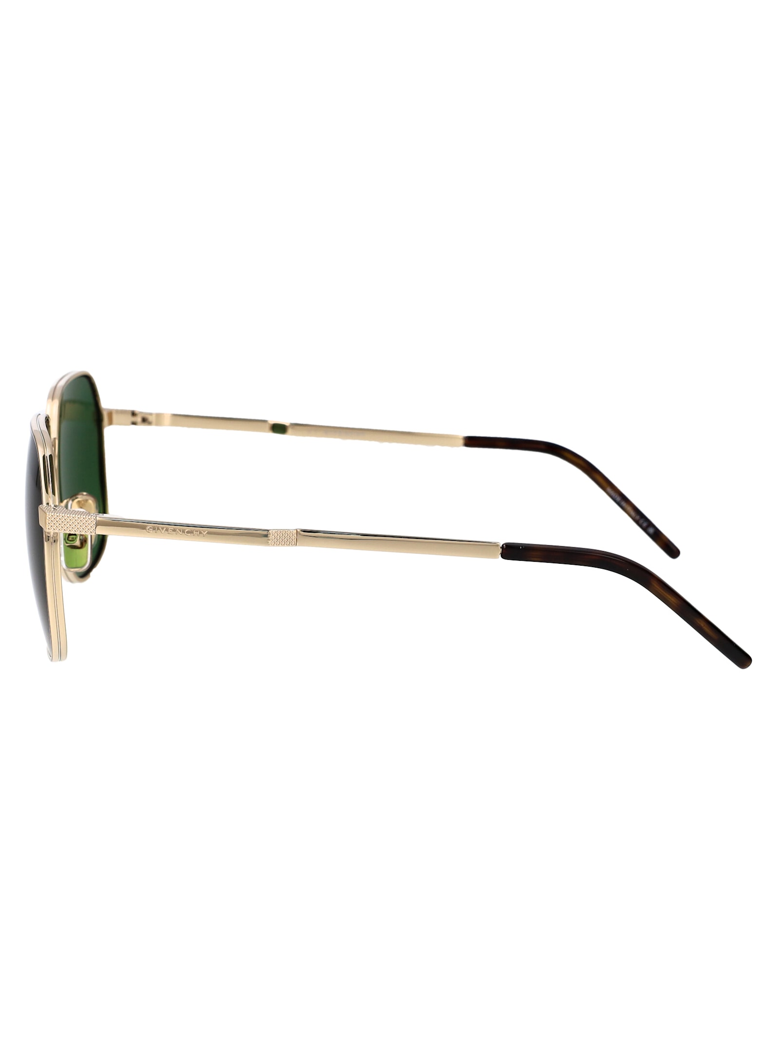 Shop Givenchy Gv One Sunglasses In Gold Green