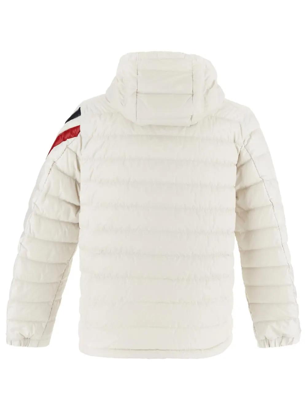 Shop Moncler Berard Down Jacket In White