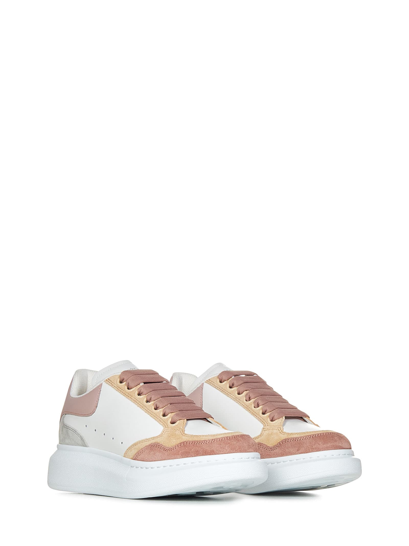 Shop Alexander Mcqueen Oversize Sneakers In White