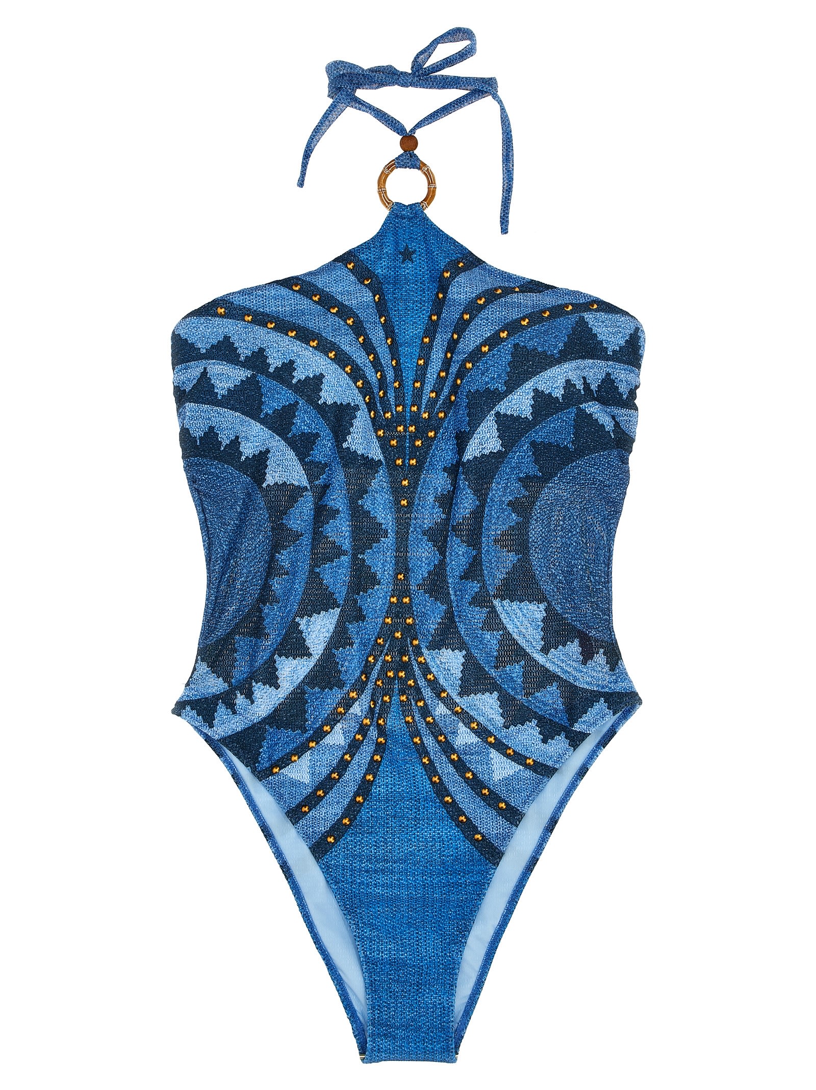 Pin-Up Stars intreccio Africano One-piece Swimsuit