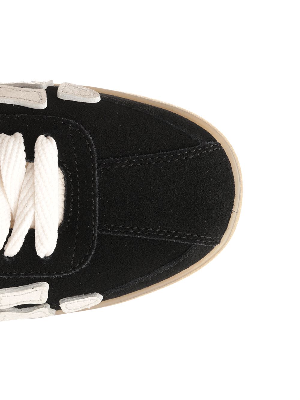 Shop Amiri Pacific Bones Sneaker In Black