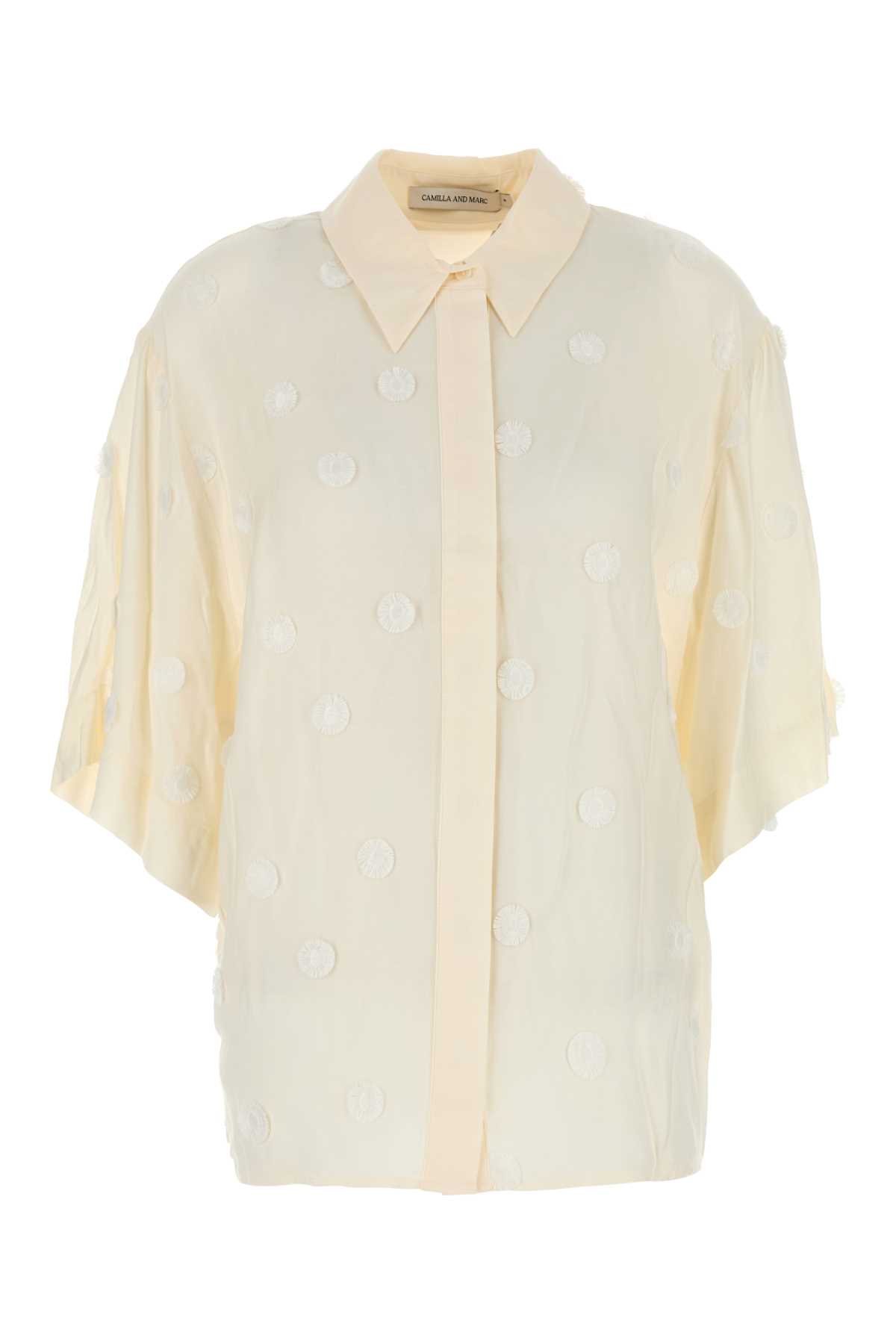 Ivory Viscose Ottilie Shirt