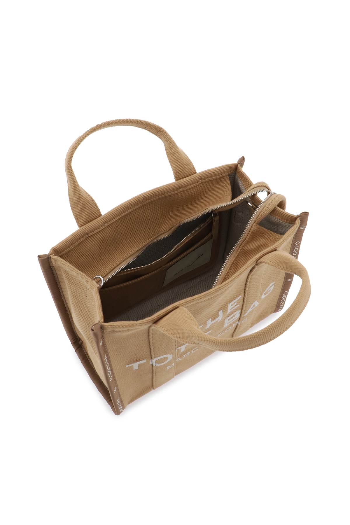 Marc Jacobs The Jacquard Medium Tote Bag In Camel