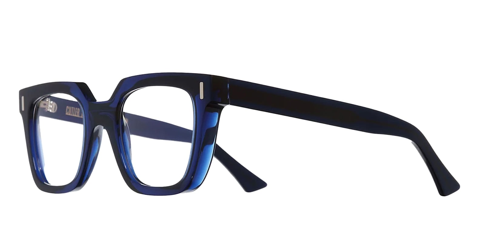 Cutler And Gross 1305 - Navy Blue Rx Glasses In Black