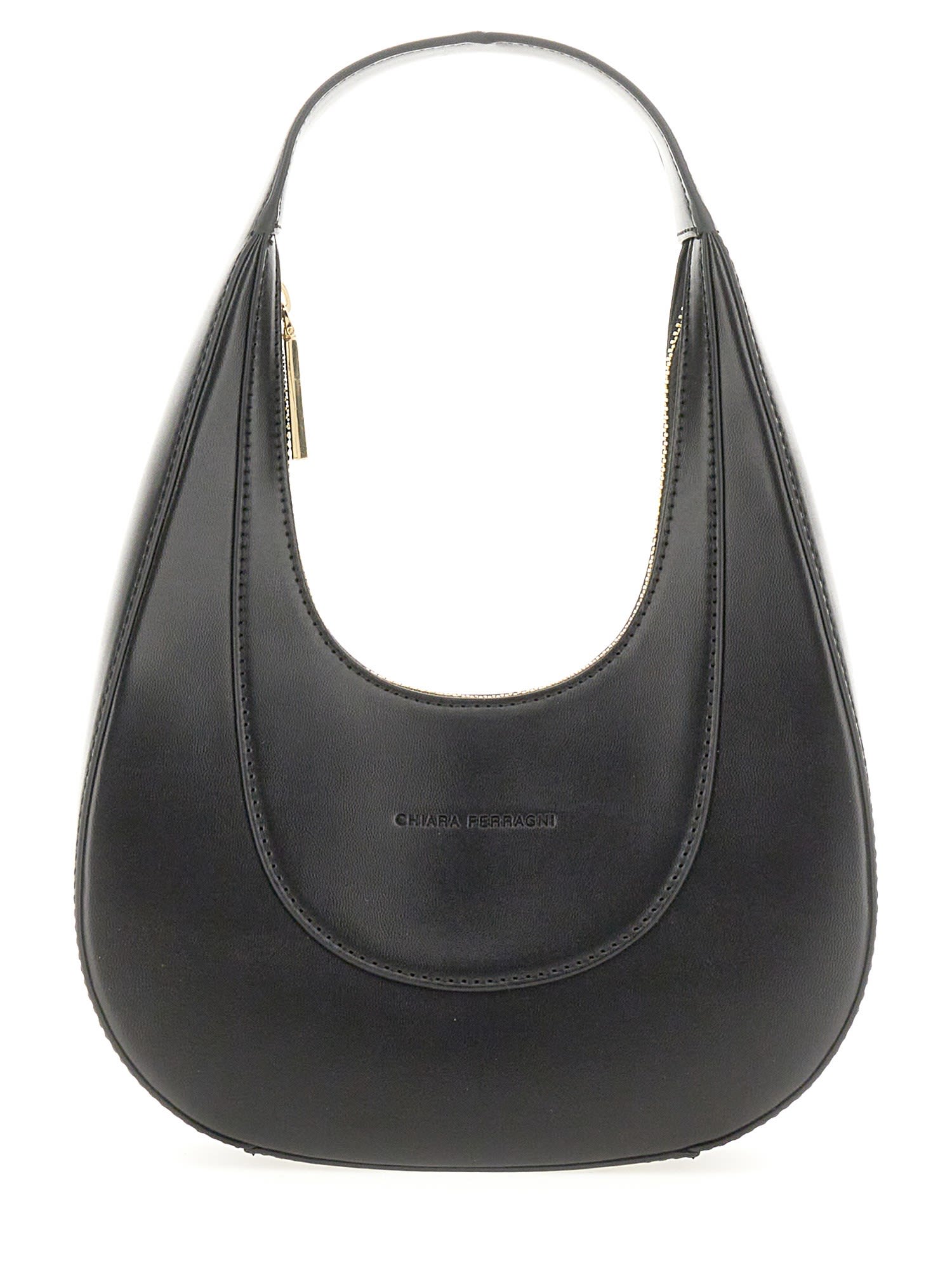 Handbags Chiara Ferragni Smooth Calf Pu Bag Black