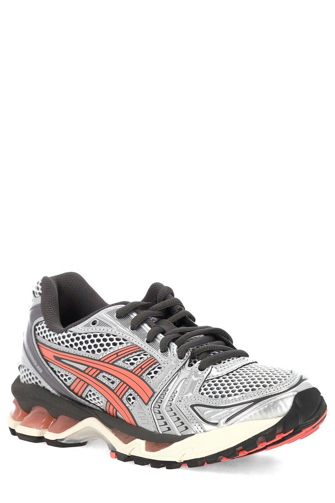 Asics Breathable Mesh Sneakers With Cushioned Sole In White