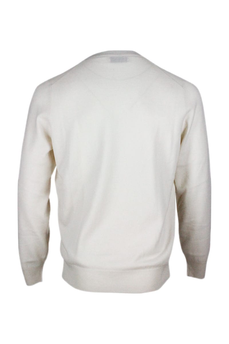 Shop Brunello Cucinelli Sweater In Cream