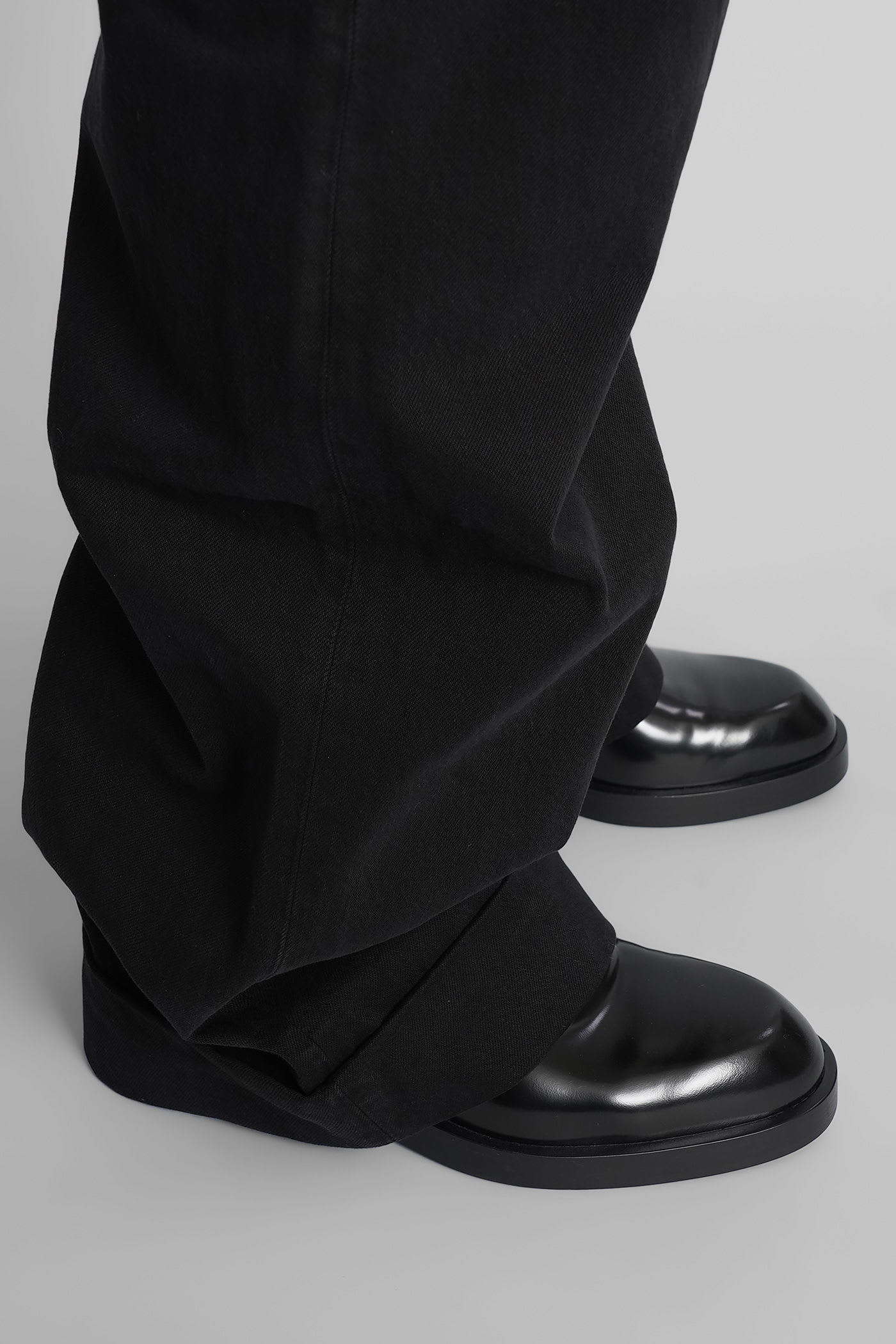 Ann Demeulemeester Michael Jeans In Black Cotton In Black