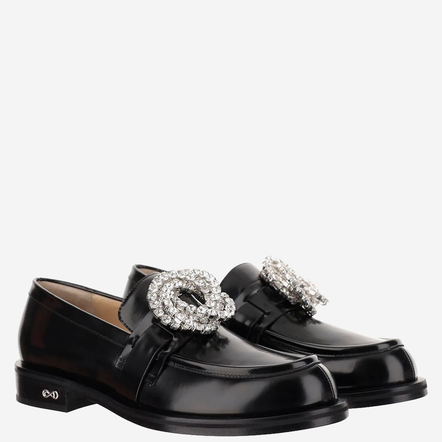 Shop Mach &amp; Mach Galaxy Loafers In Black