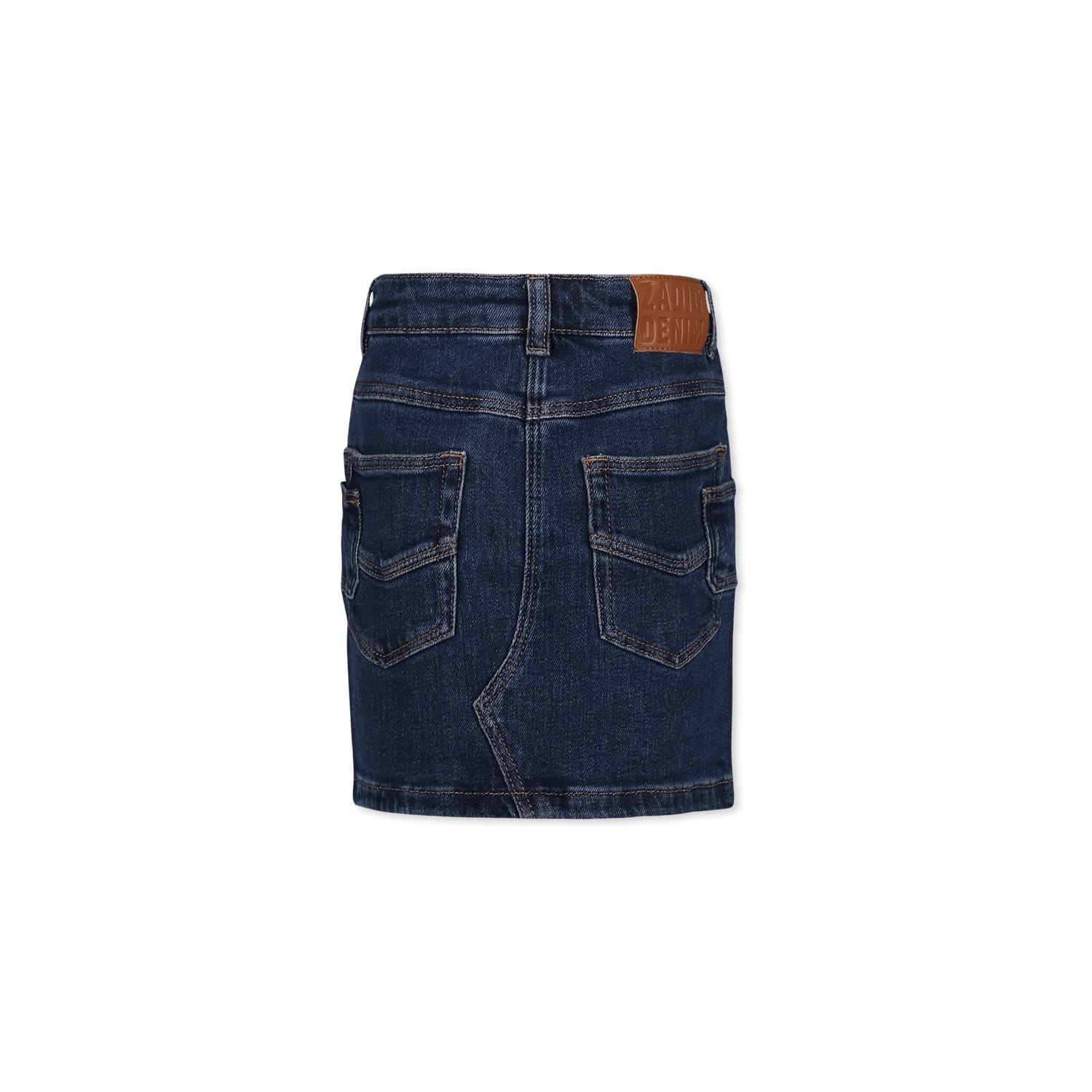 ZADIG &AMP; VOLTAIRE BLUE SKIRT FOR BOY WITH LOGO 