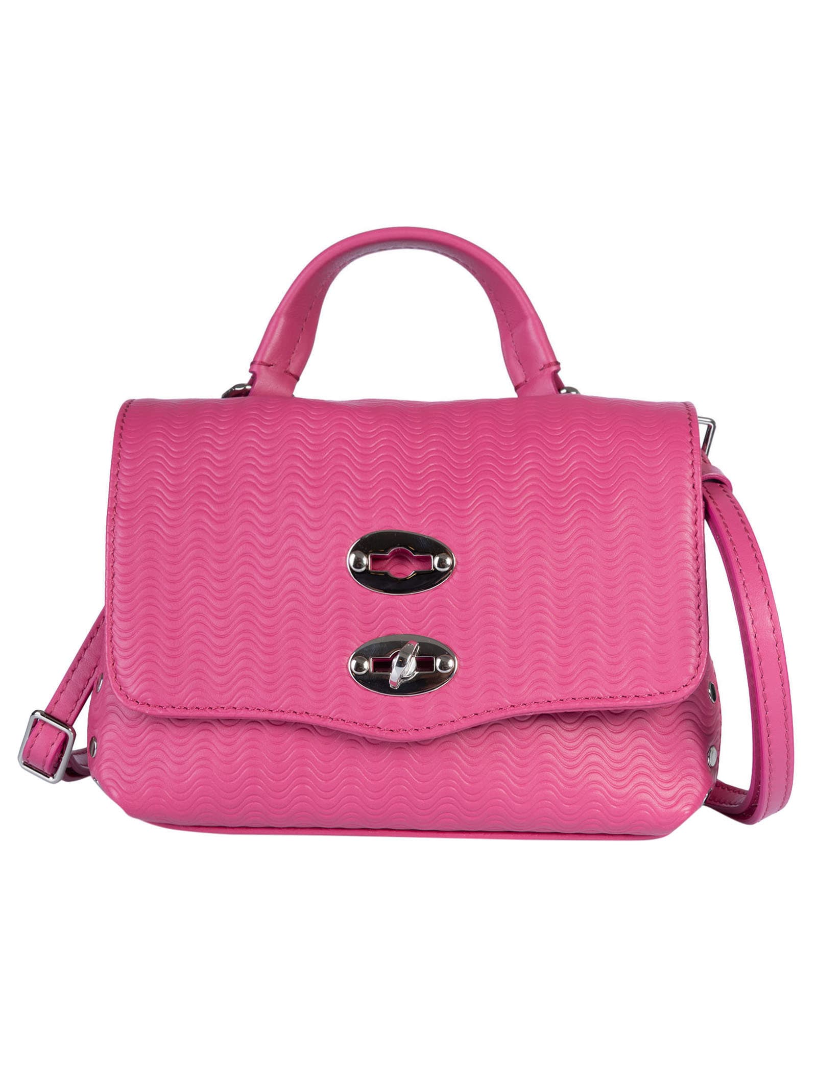 Zanellato Postina Blandine Luxet Shoulder Bag In Pink Fuchsia