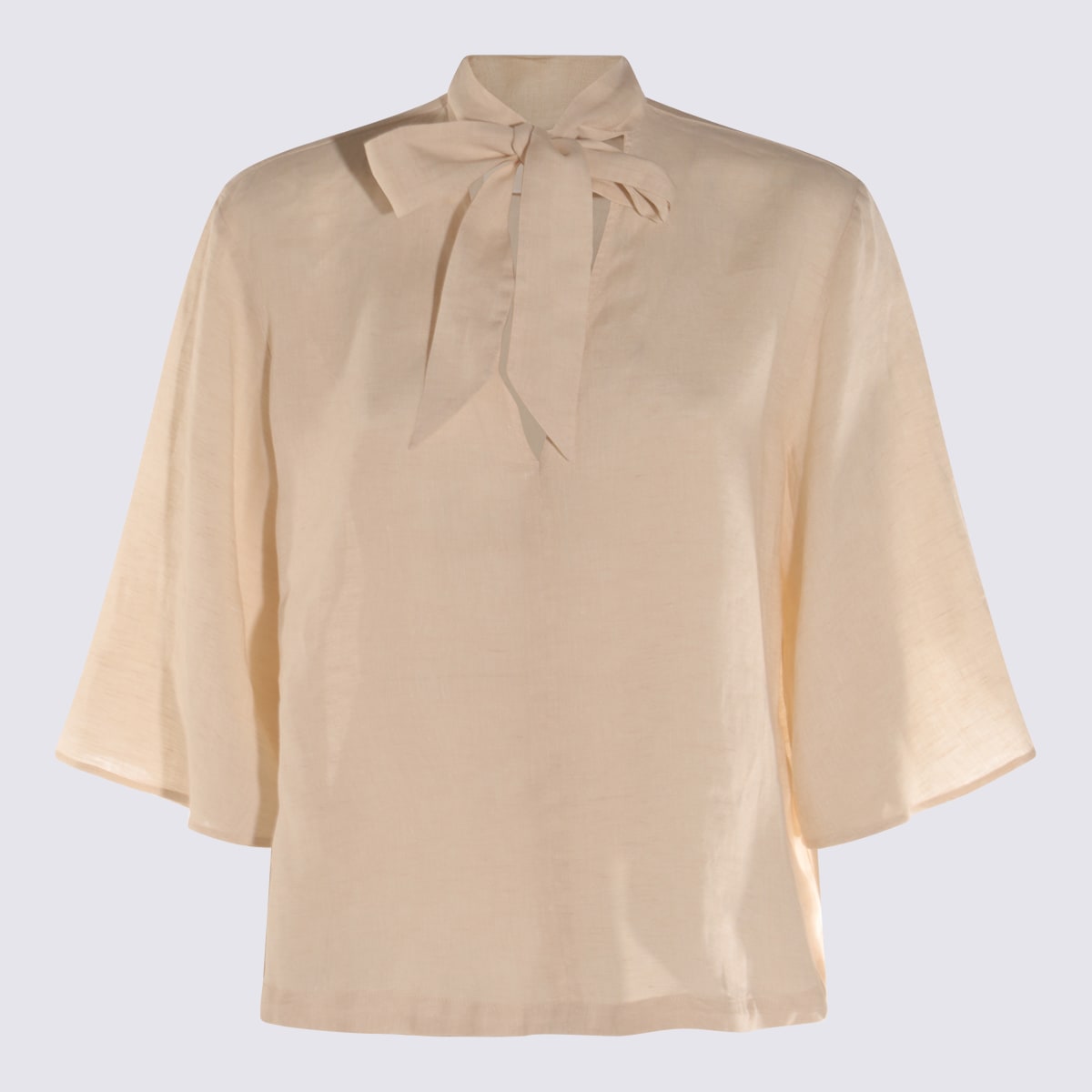Nude Linen Shirt