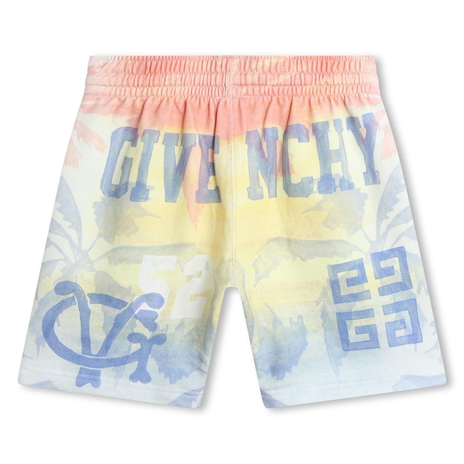 Shop Givenchy Shorts With 4g Motif In Multicolor