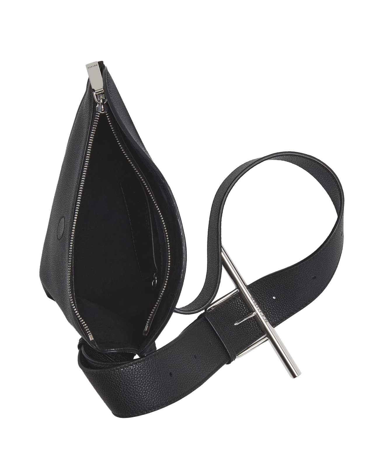 Shop Alexander Mcqueen Black Sling Bag