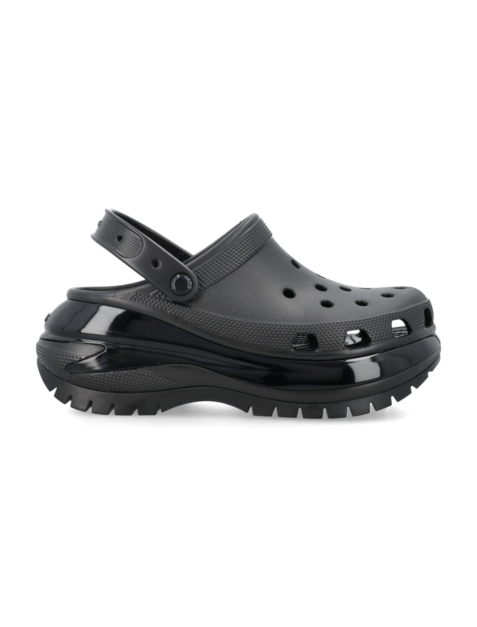Shop Crocs Mega Crush Clog In Black