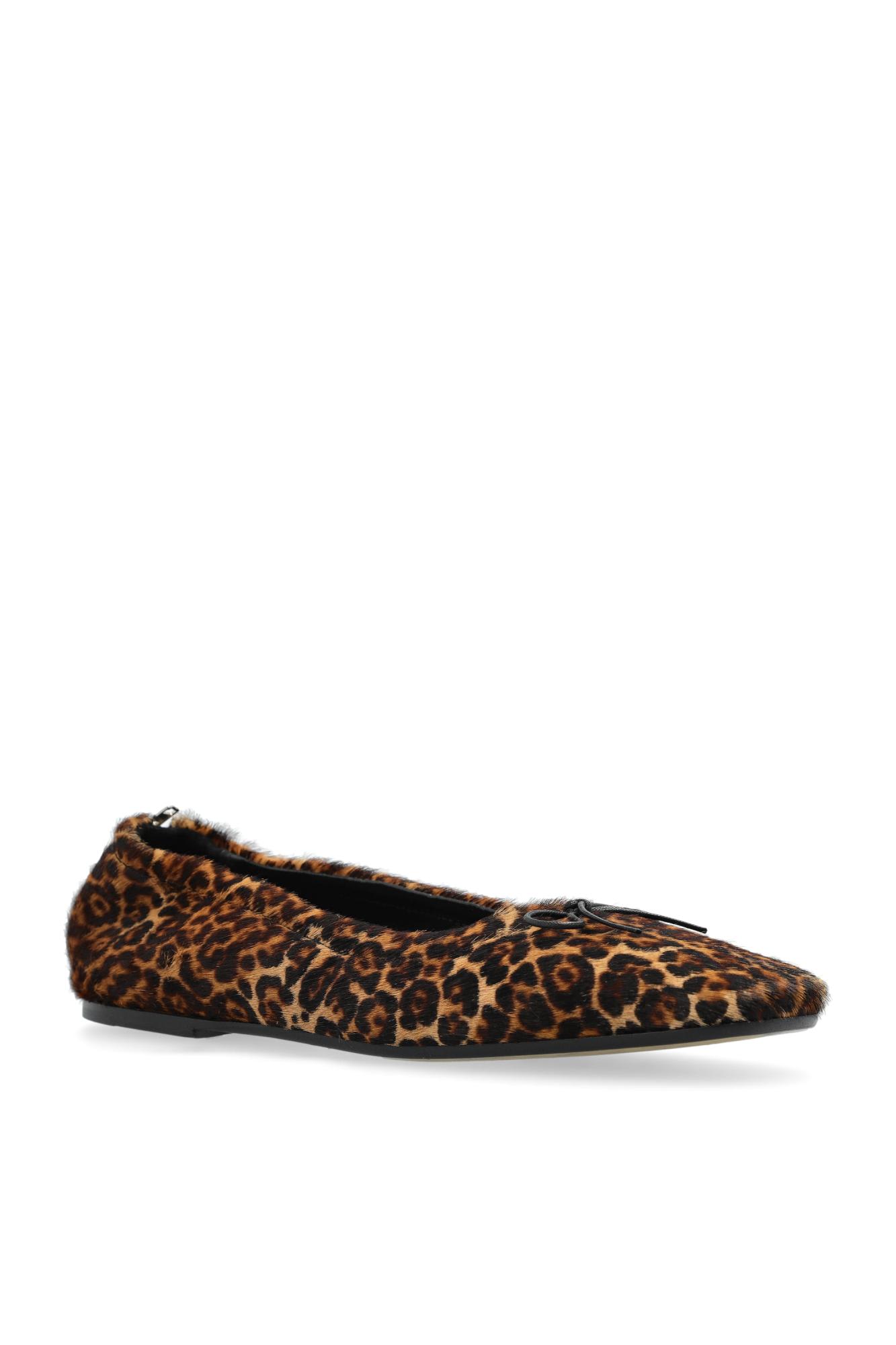 Golden Goose Amy Leopard-print Ballet Flats In Leo