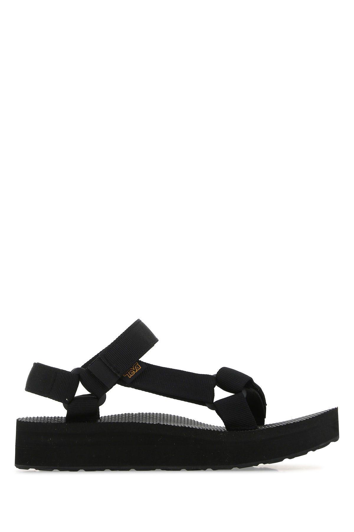 Black Polyester Original Universal Sandals