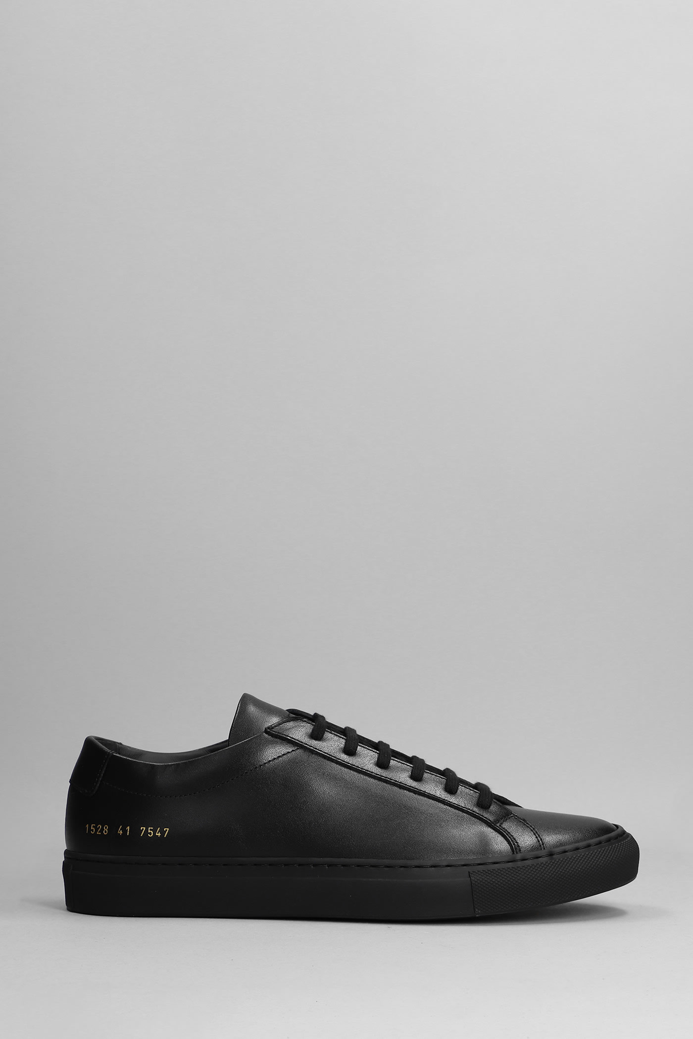 Common Projects Original Achilles Sneakers In Black Leather