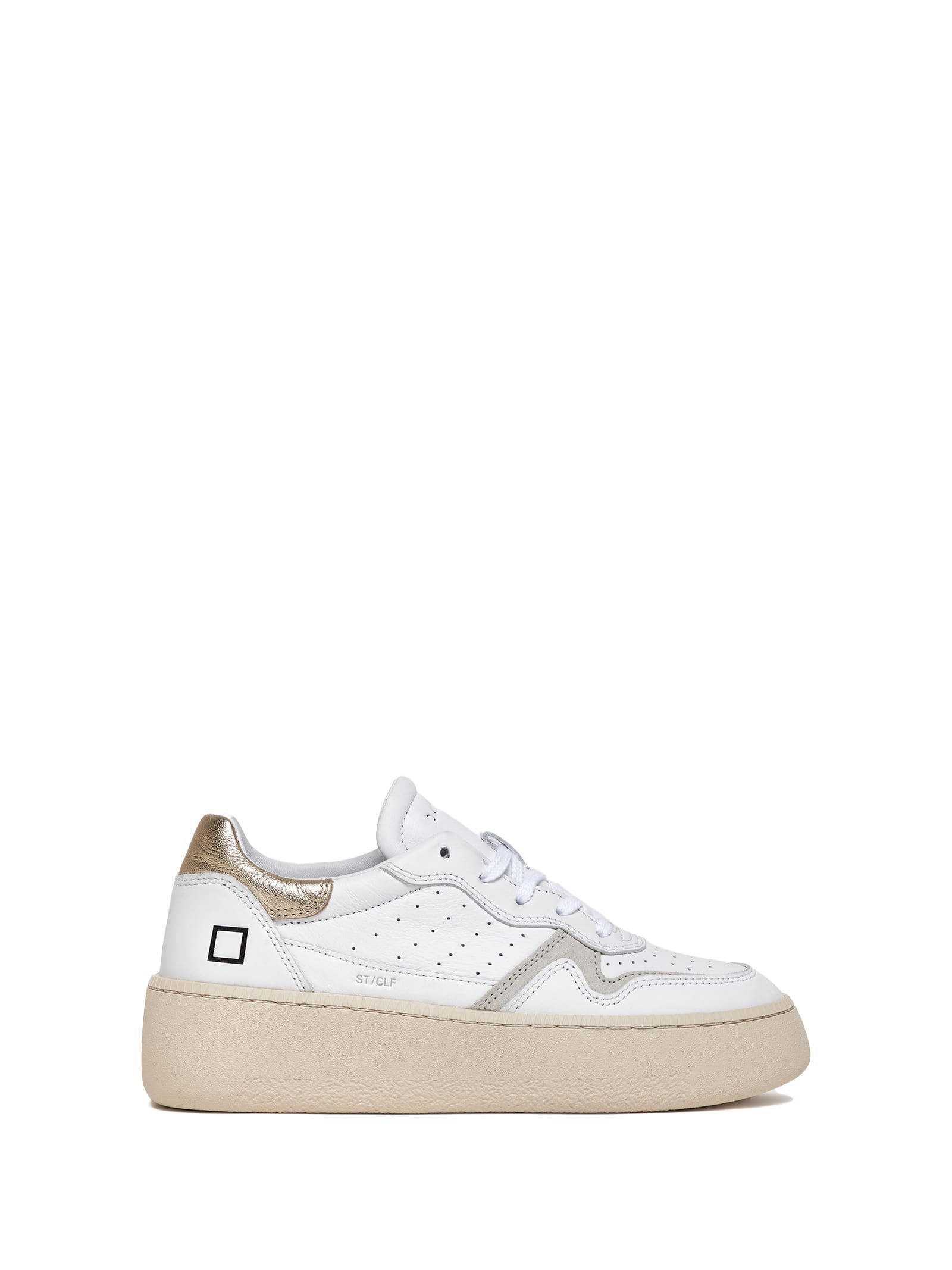 D. A.T. E. Womens Step Leather Sneakers