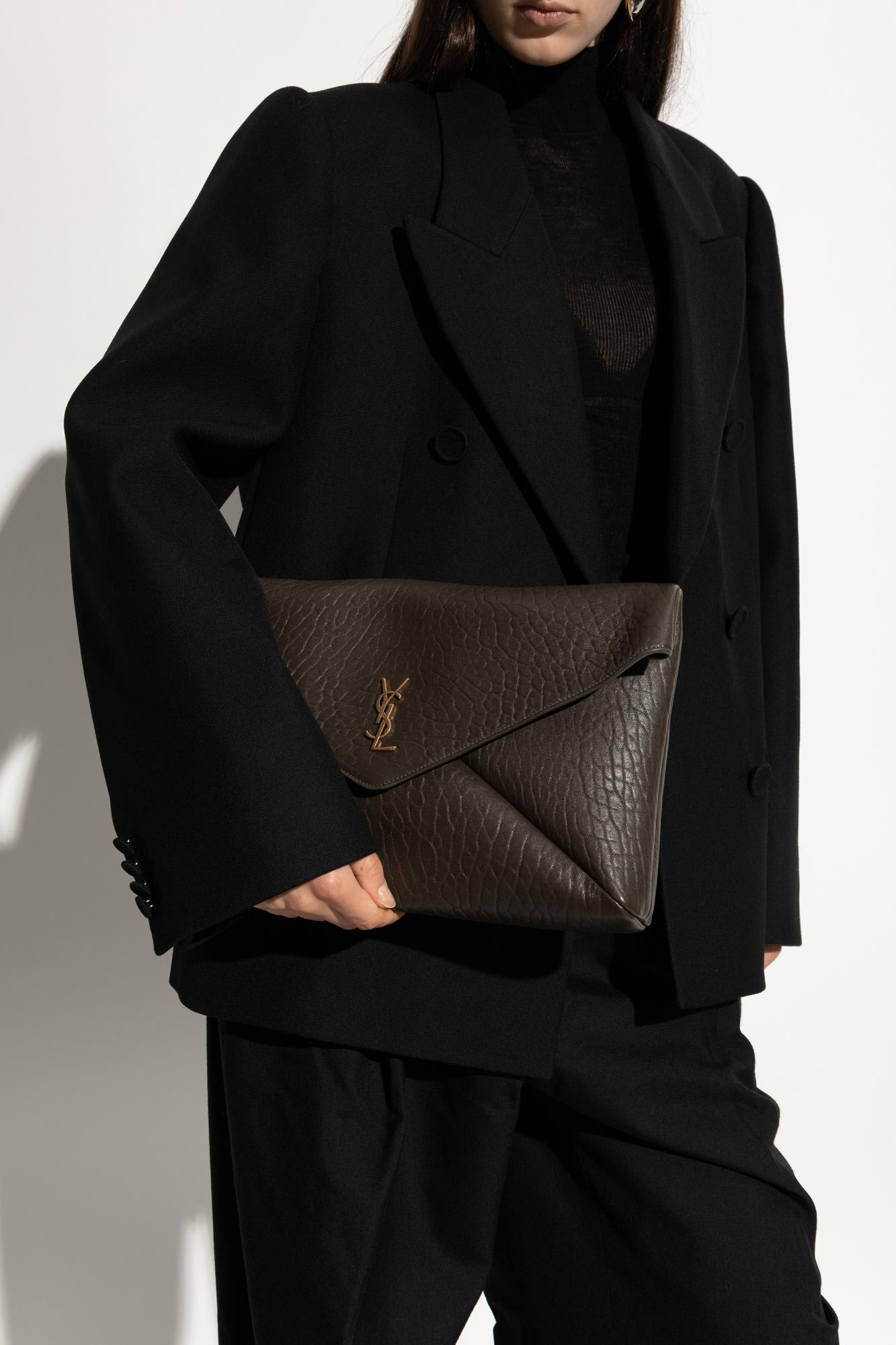 Saint Laurent Shoulder Bag Envelope Pou In Brown
