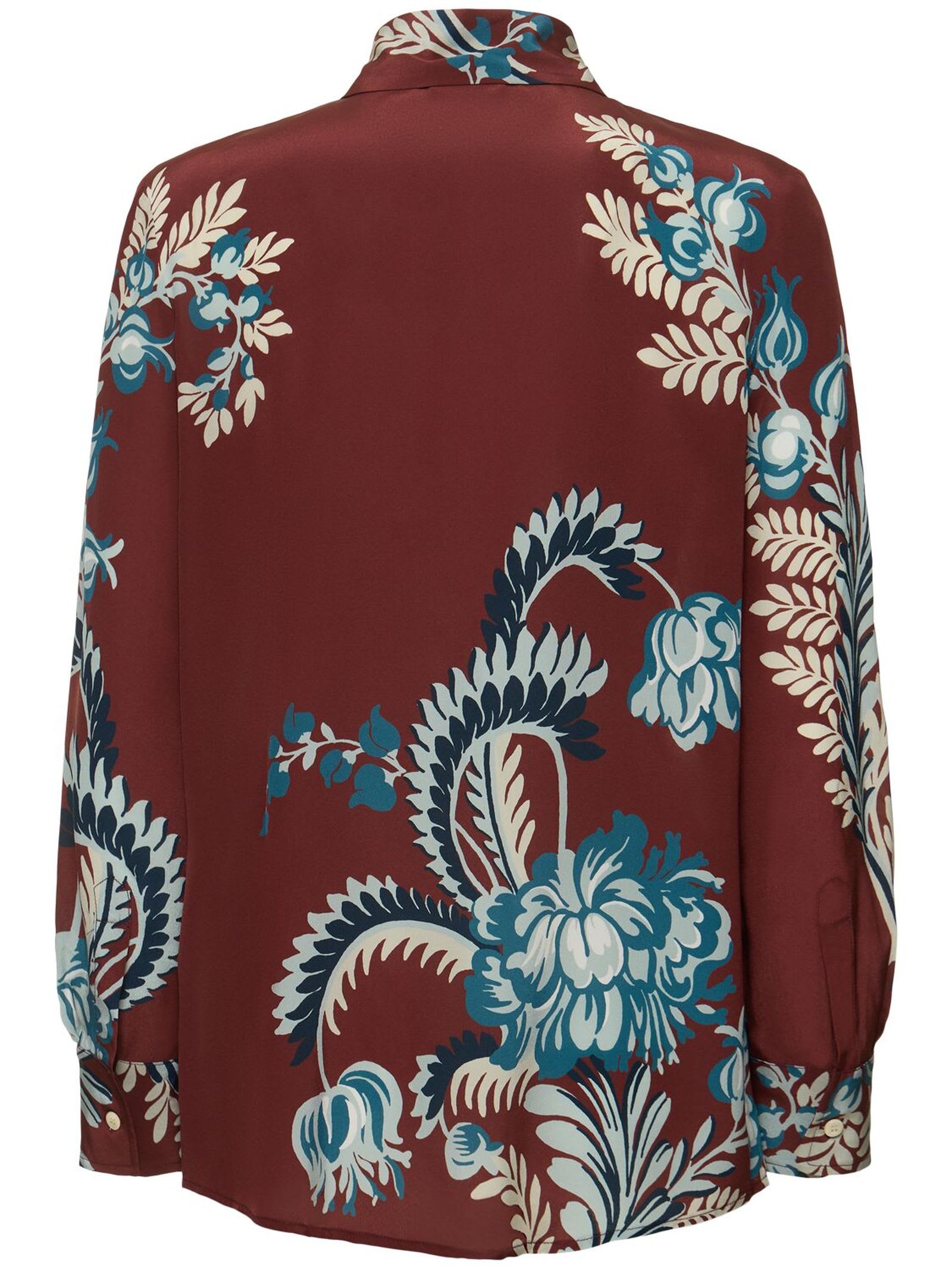 Shop Etro Multicolour Floral-print Shirt