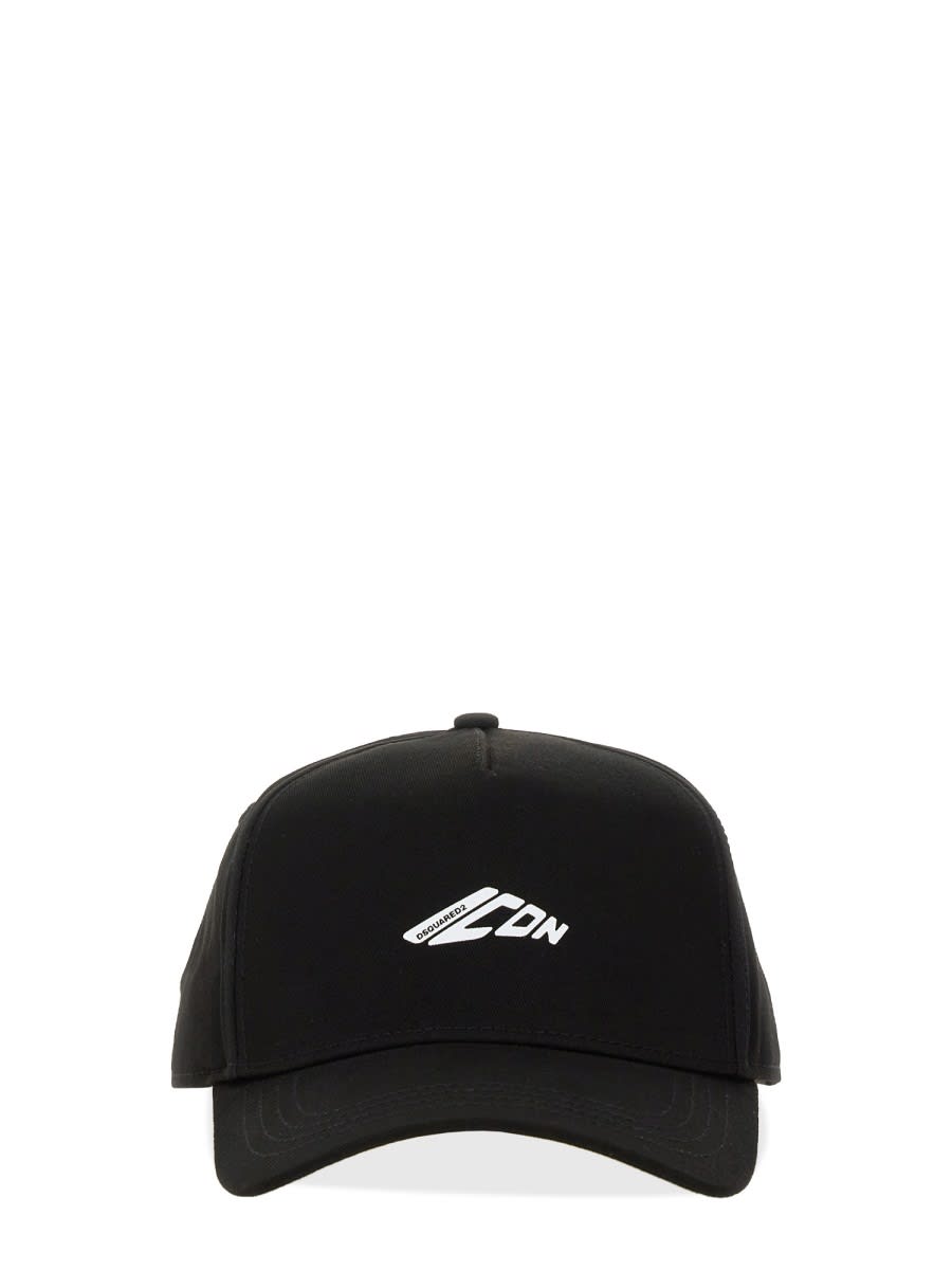 Dsquared2 Icon New Generation Baseball Cap In Black