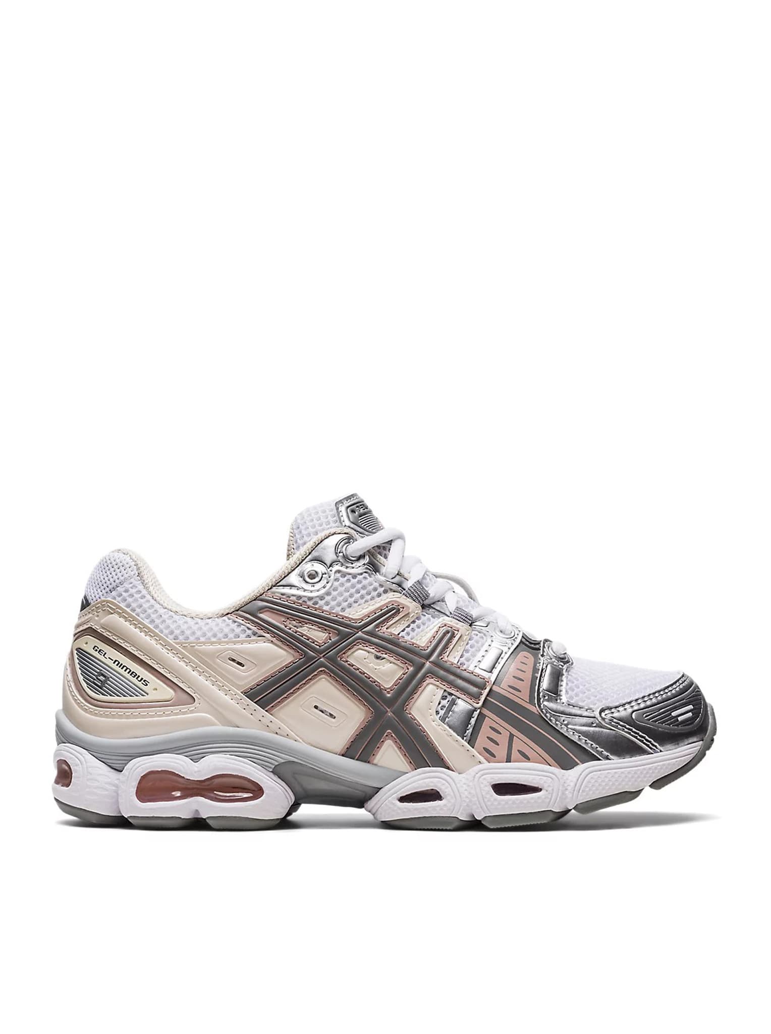 Asics Gel-nimbus 9 In White Oatmeal