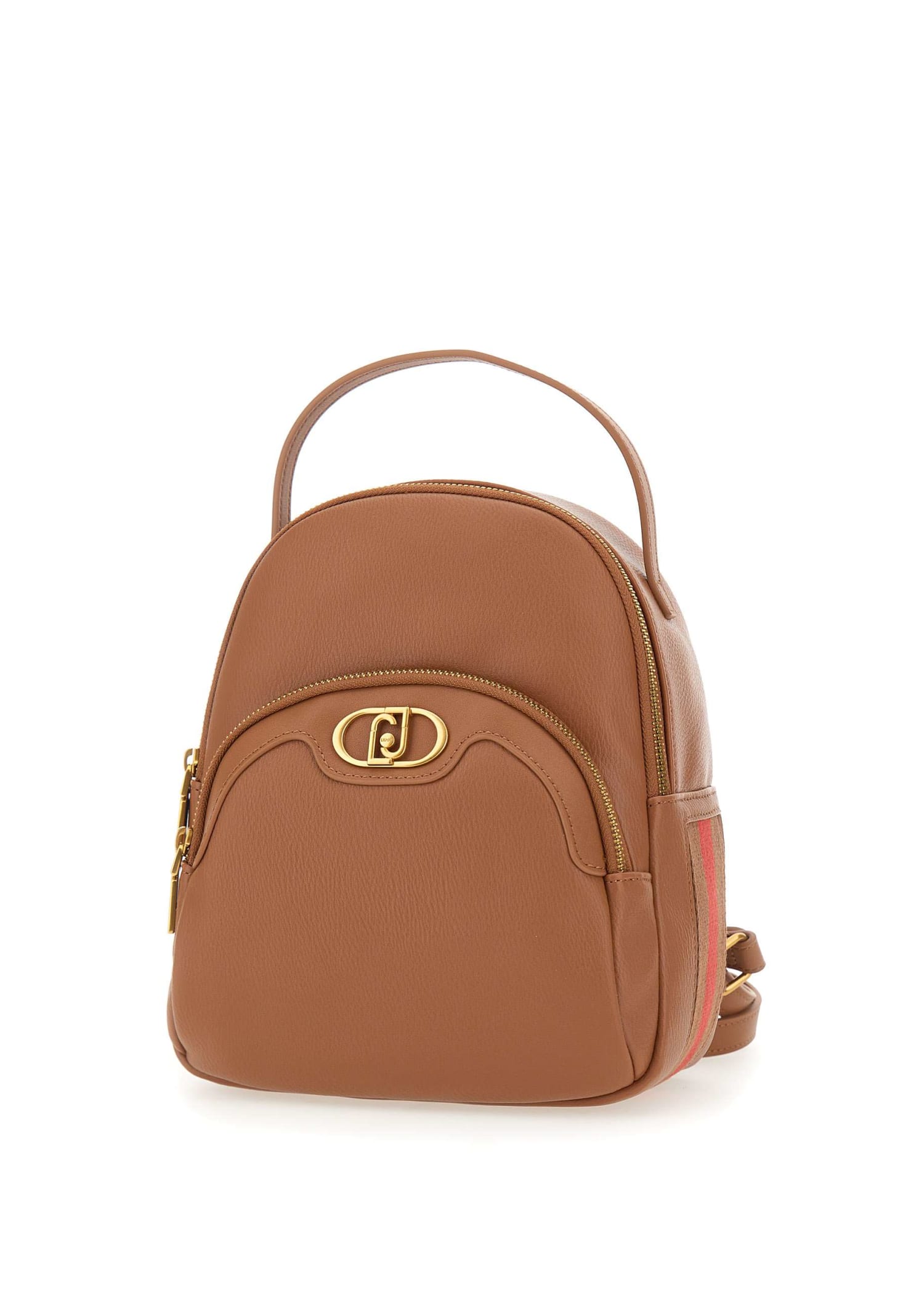 Shop Liu •jo Anaba Backpack In Brown
