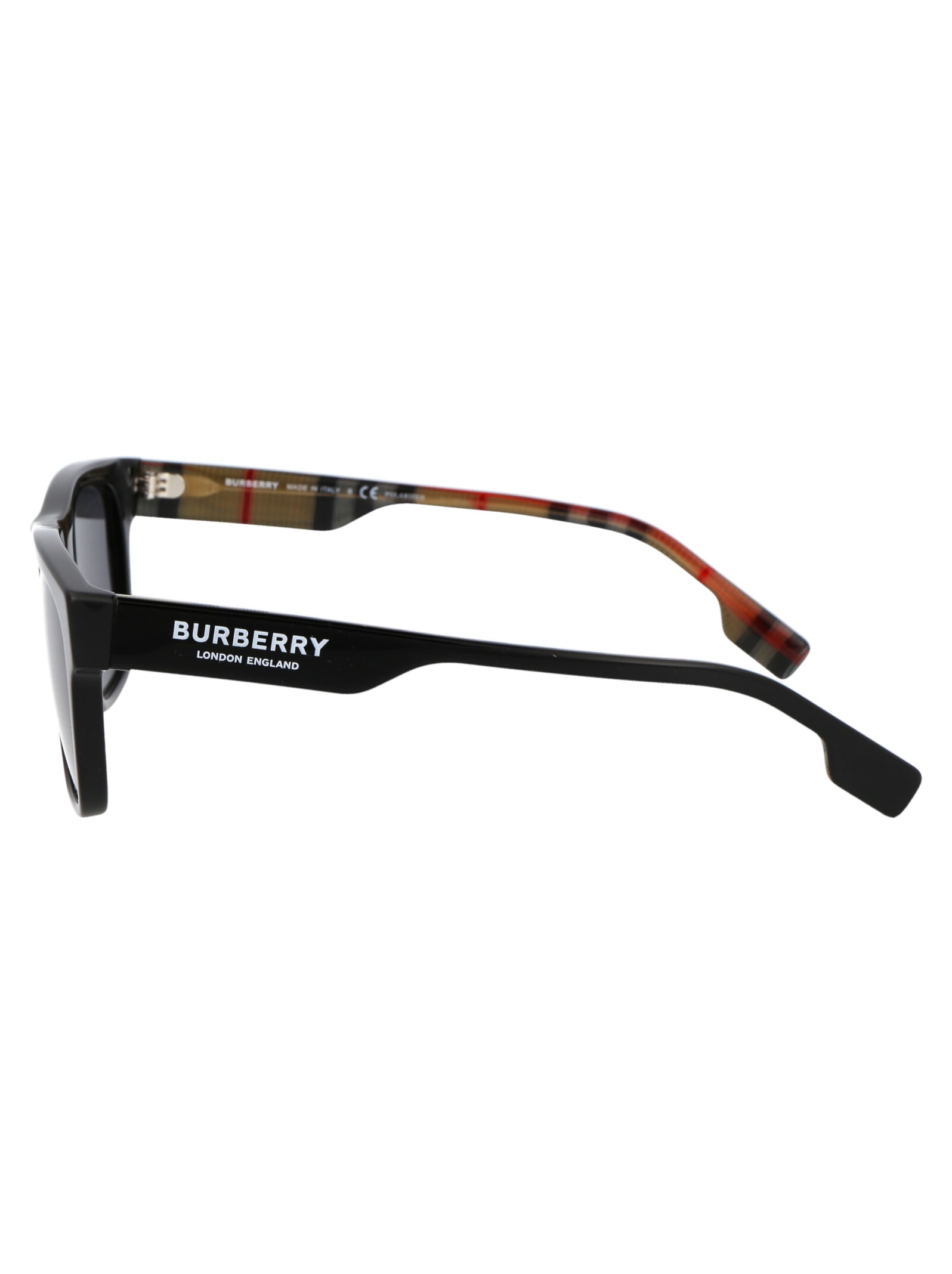 Shop Burberry Eyewear 0be4293 Sunglasses In 377381 Black