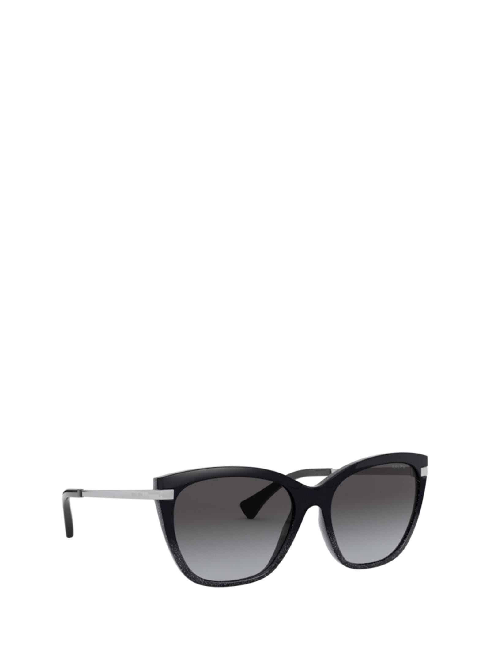 Shop Polo Ralph Lauren Ra5267 Black Glitter Sunglasses
