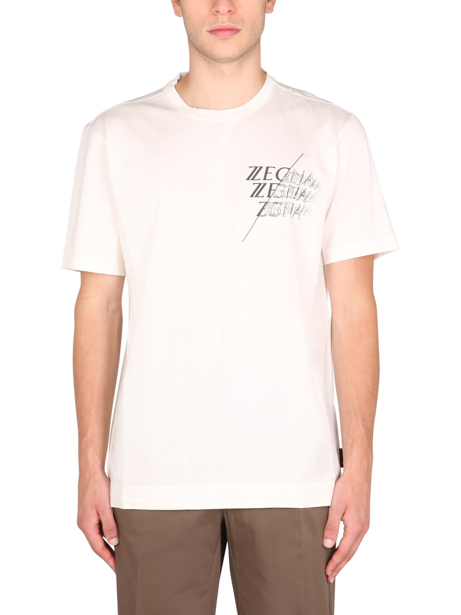 Z Zegna T-shirt With Logo