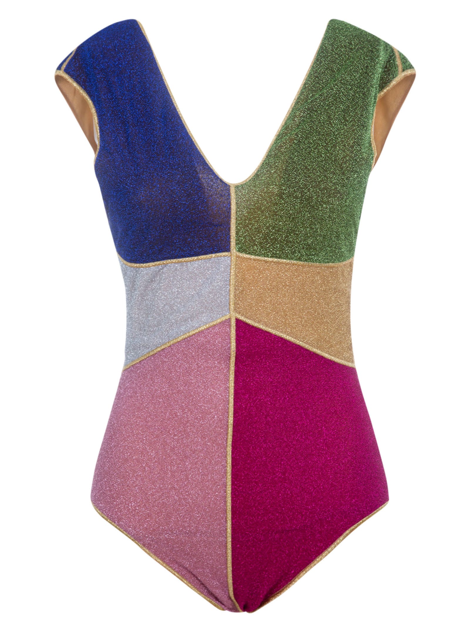OSEREE COLOR-BLOCK SWIMSUIT,11270503