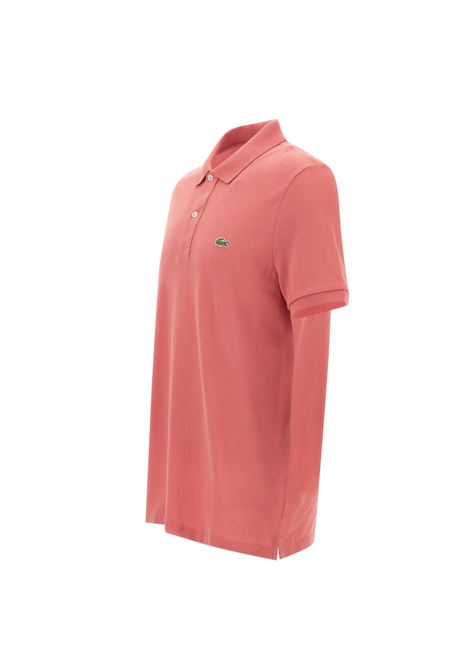 Shop Lacoste Cotton Piquet Polo Shirt In Orange