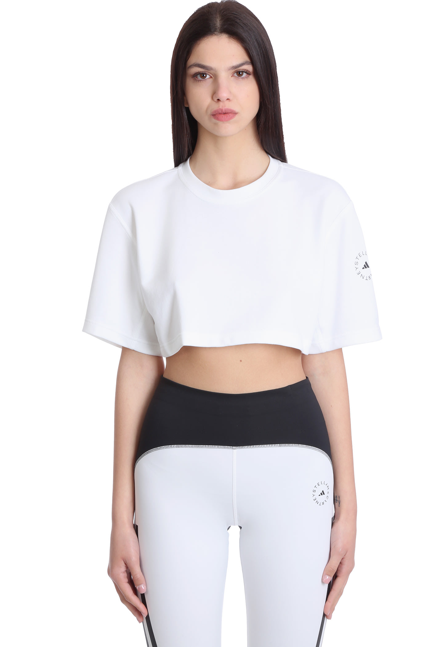 Adidas by Stella McCartney T-shirt In White Cotton