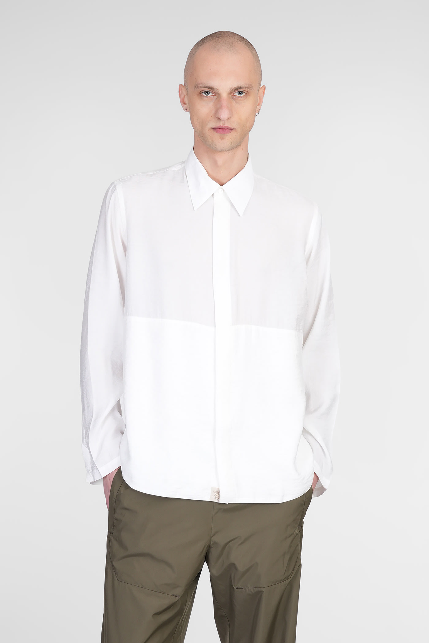 Maker Shirt In White Modal