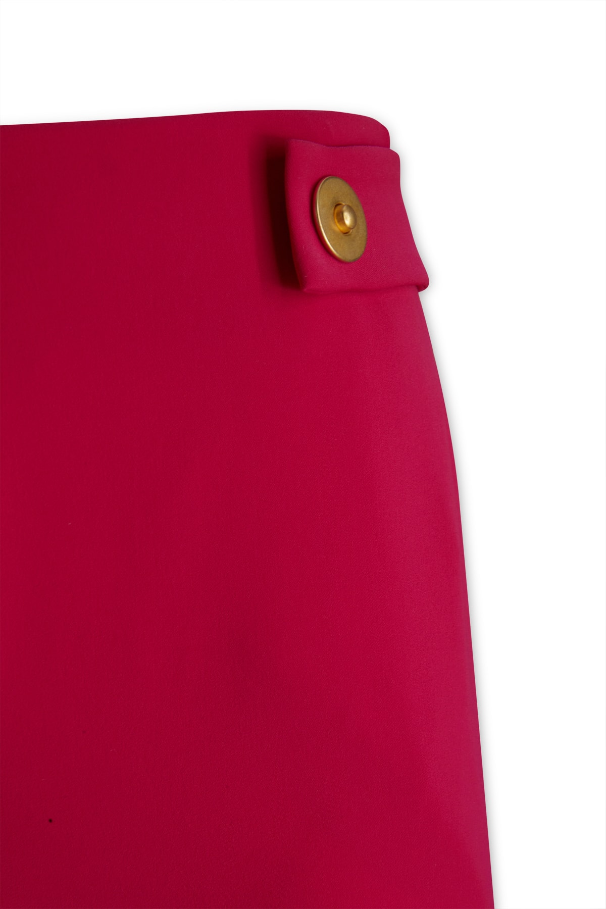 Giorgio Armani High Waist Wide Leg Trousers With Golden Buttons In Uaqf
