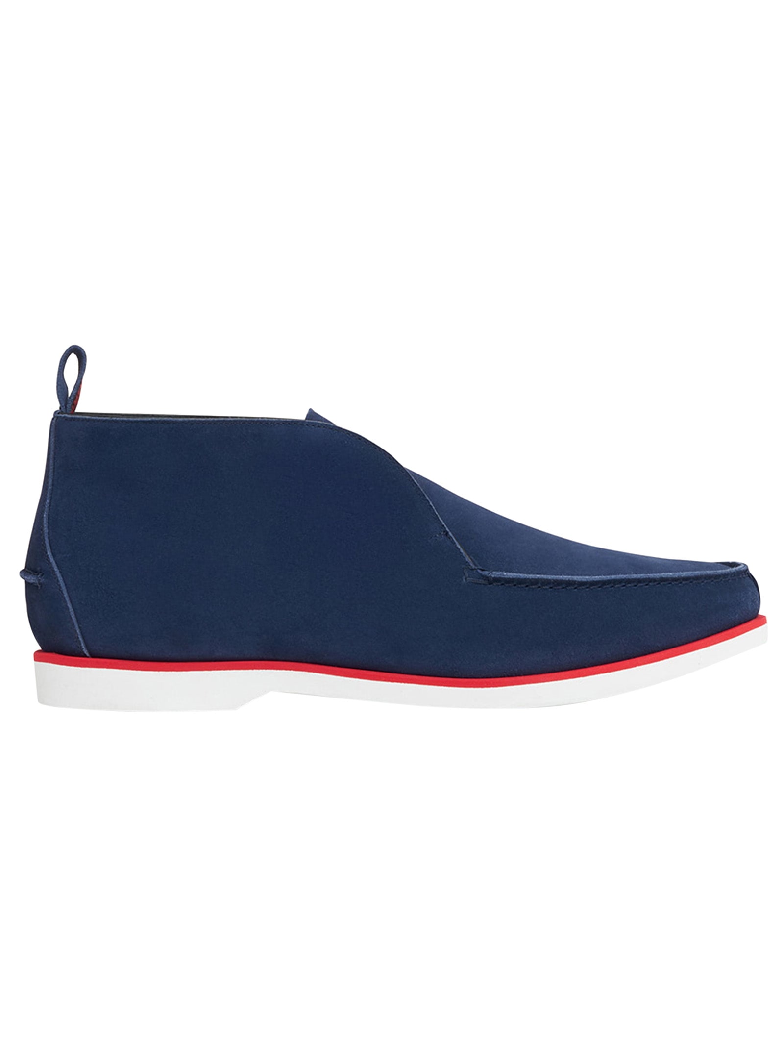 Kiton Ankle Shoes Calfskin In Royal Blue