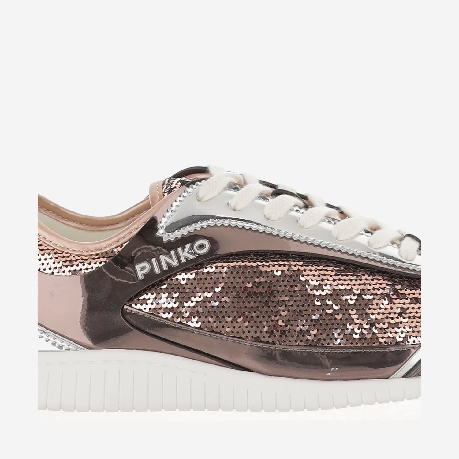 Pinko Sneakres Reby 10 With Sequins In Brown