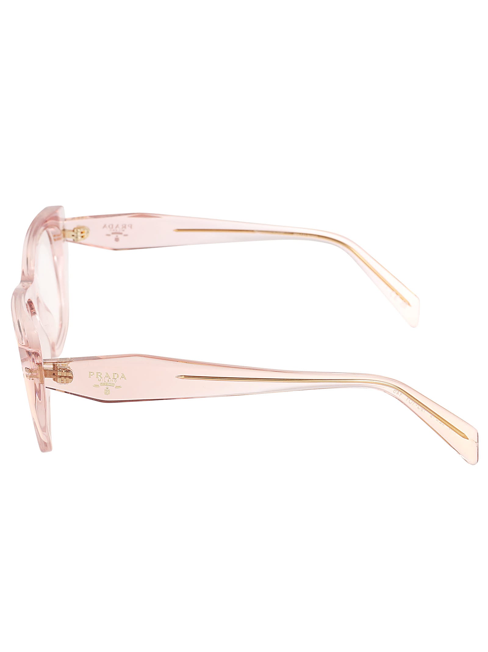 Prada Clear Frame Glasses In 19q1o1