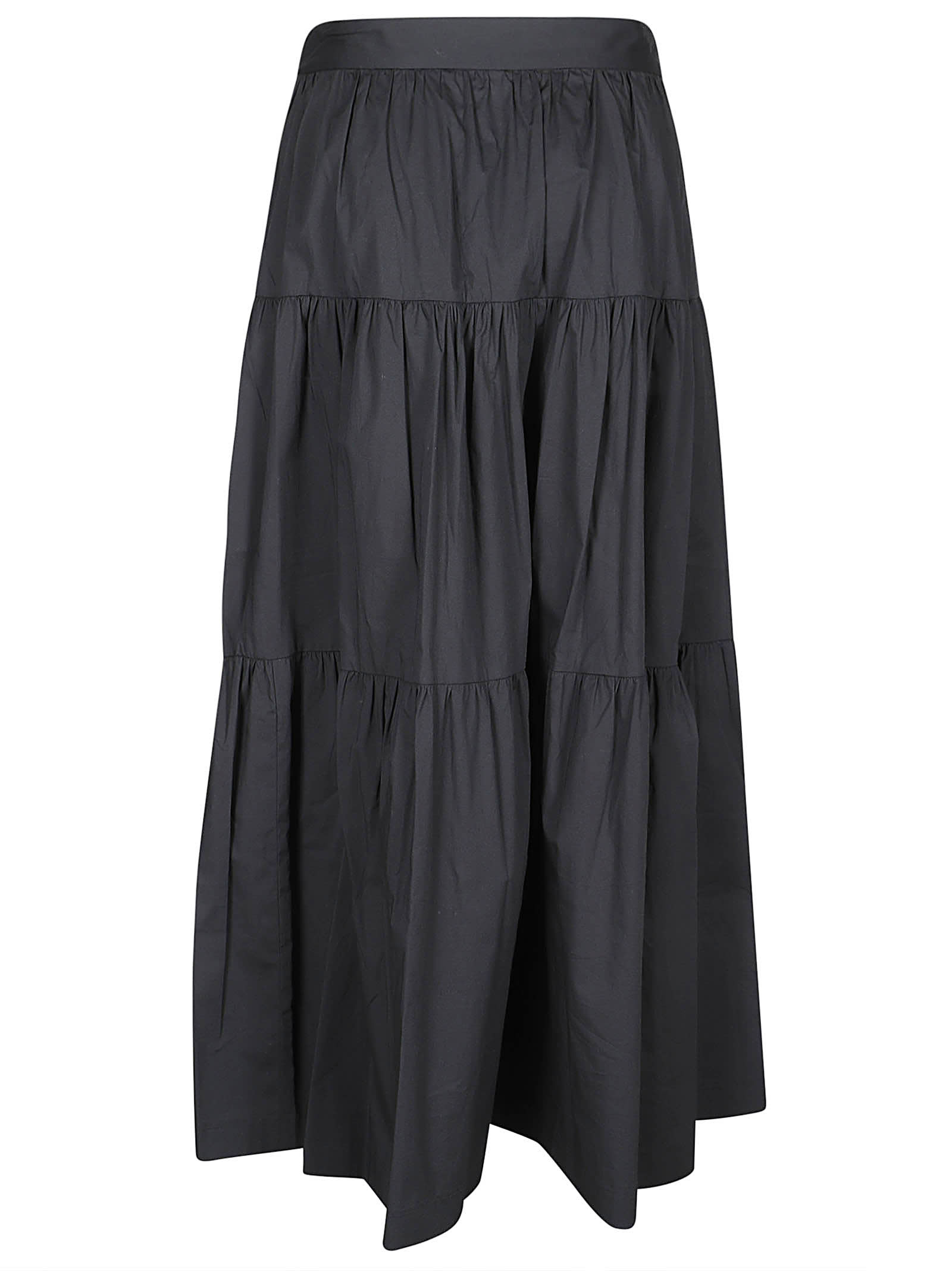 Shop Staud Sea Skirt In Black