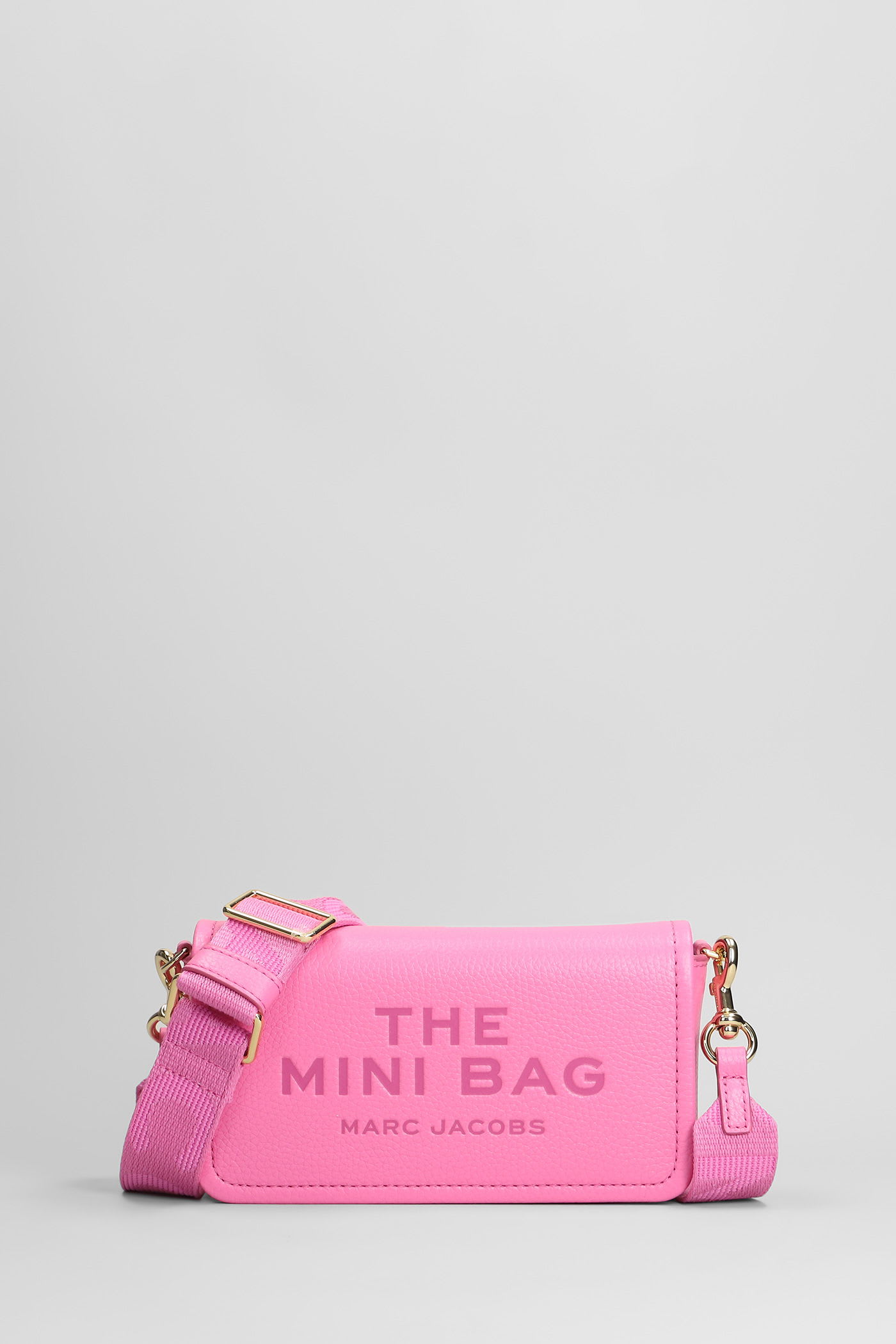 Marc Jacobs The Mini Bag Shoulder Bag In Rose-pink Leather