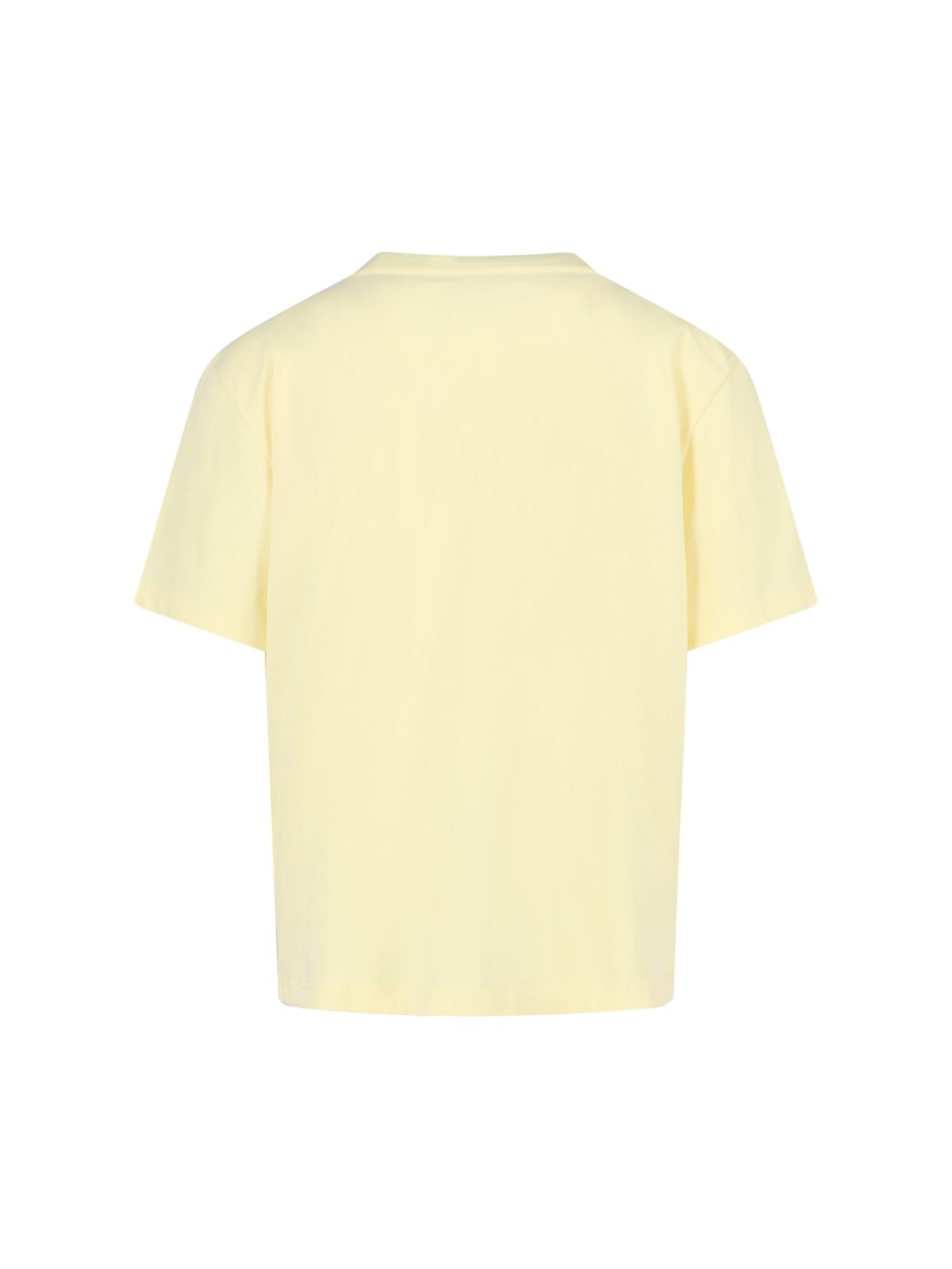 Shop Studio Nicholson Oversize T-shirt In Yellow
