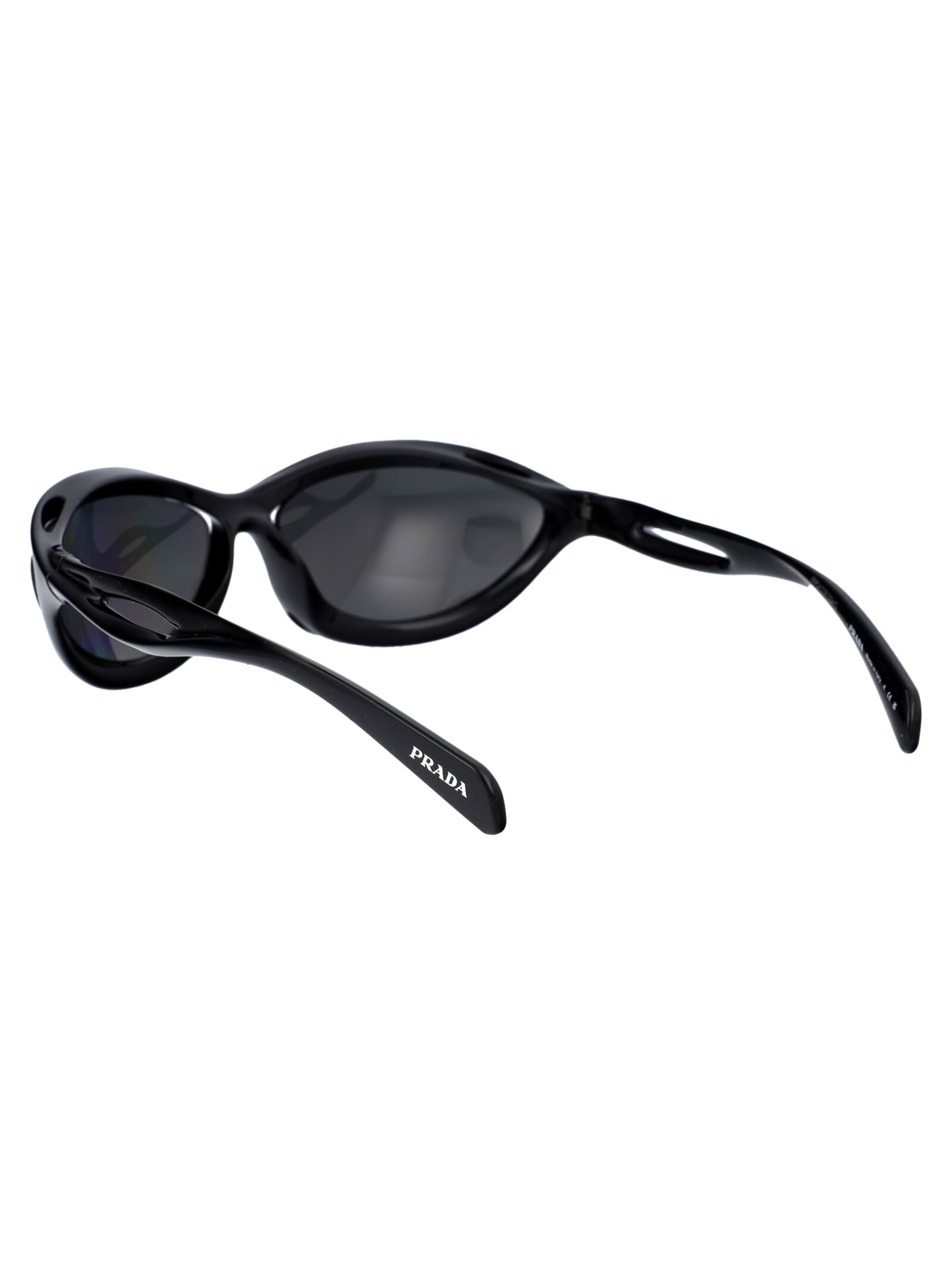 Shop Prada 0pr A26s Sunglasses In 1ab60g Black