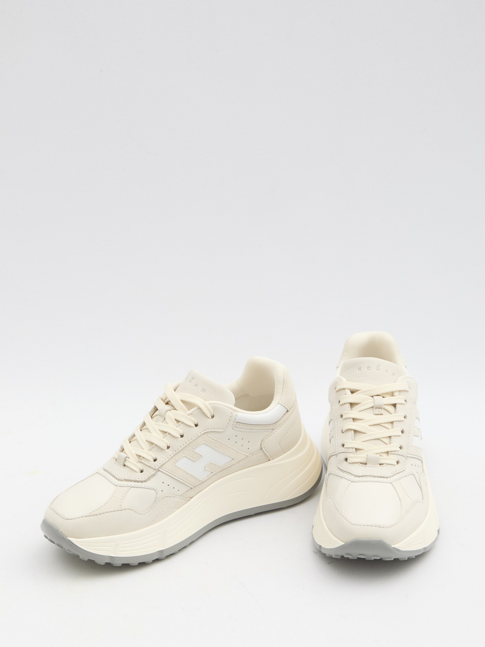 Shop Hogan H669 Sneakers In White