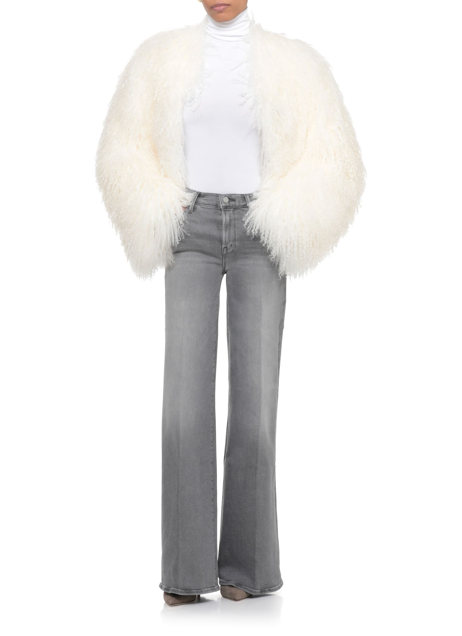 Stand Studio Charlotte Fur In White