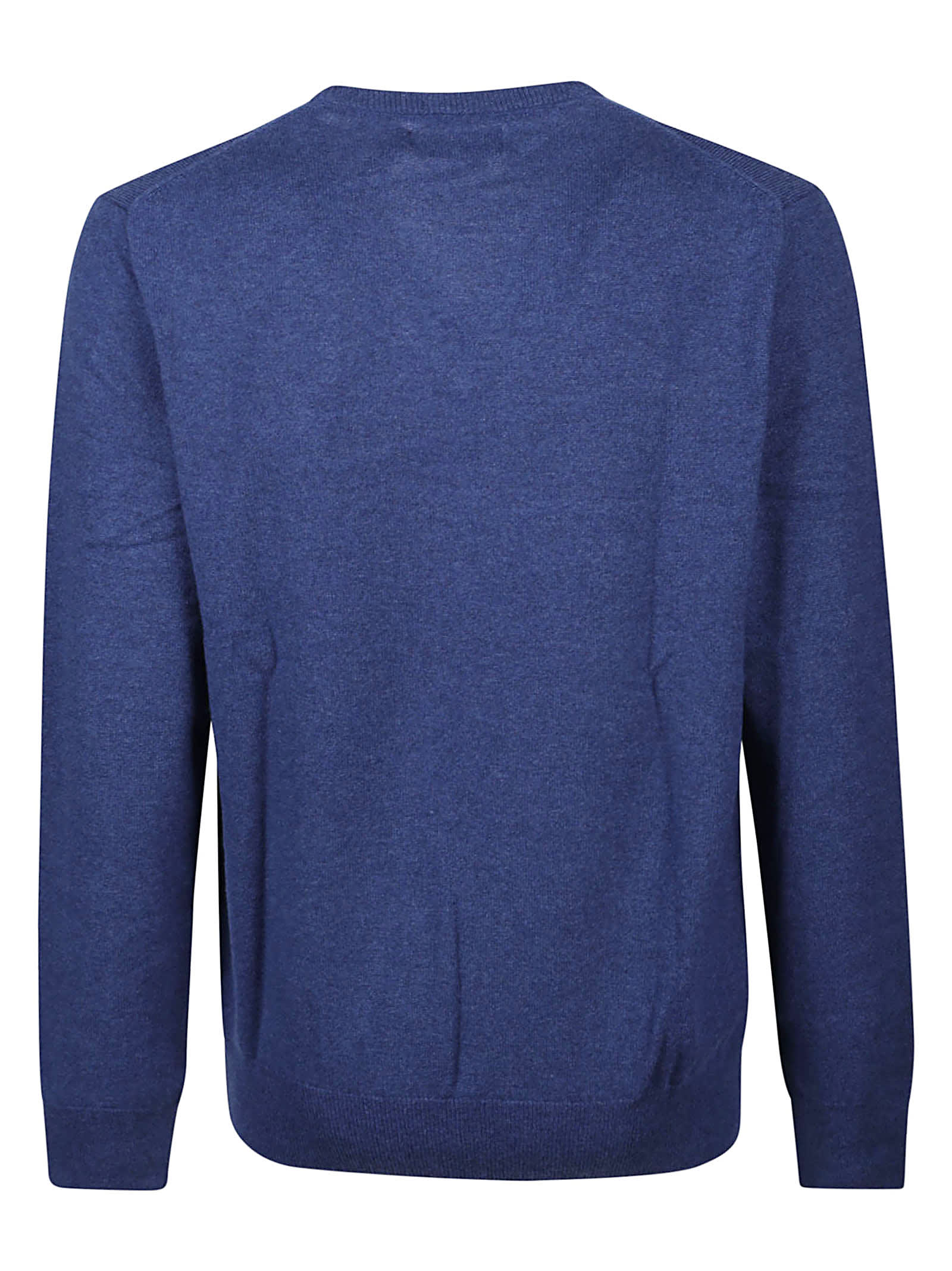 Shop Polo Ralph Lauren Long Sleeve Sweater In Rustic Navy